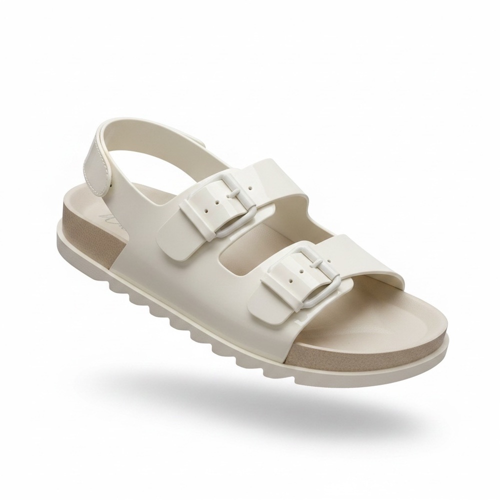 Wild Pair Buckle Sandals New Women’s Size 9 Pearl Patent
